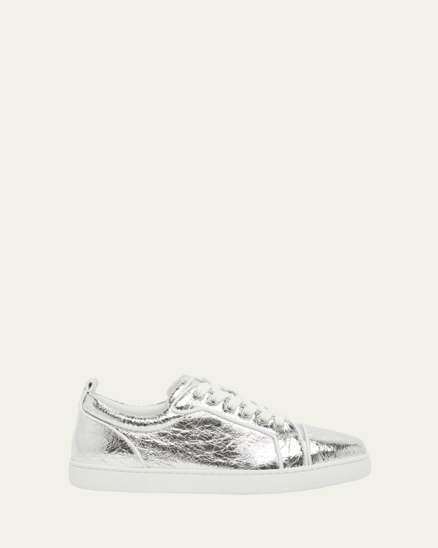 Louise Orlato Metallic Red Sole Sneakers